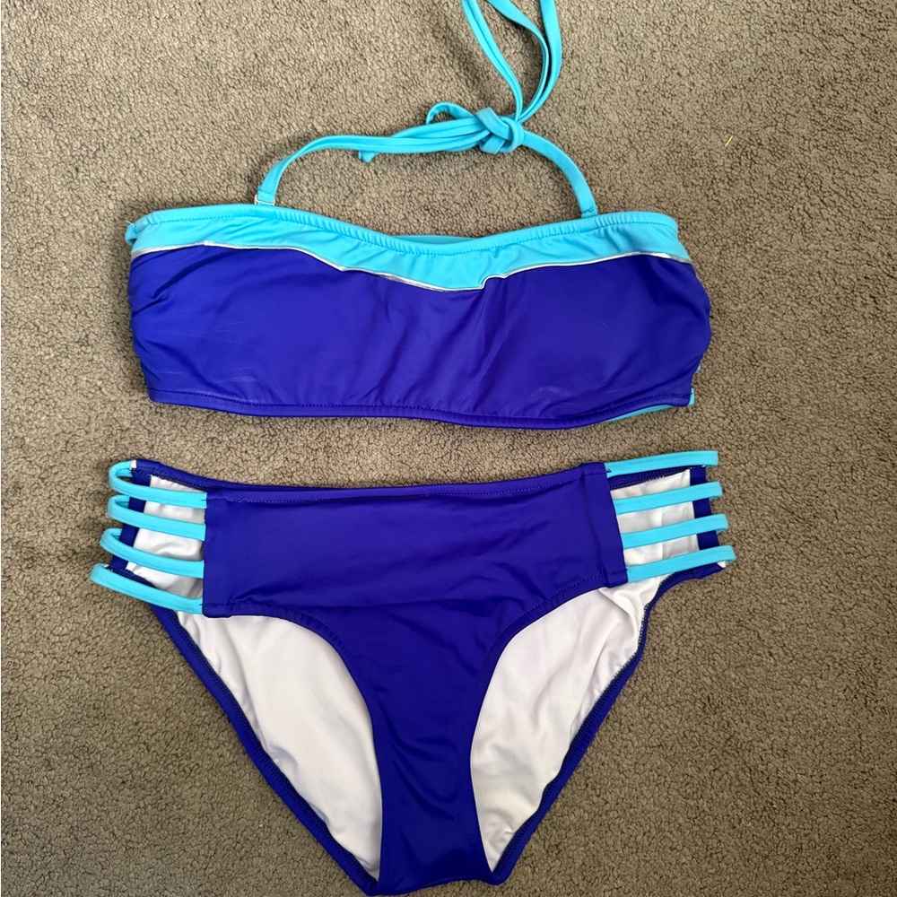 VENUS Blue and Light Blue Bikini Set